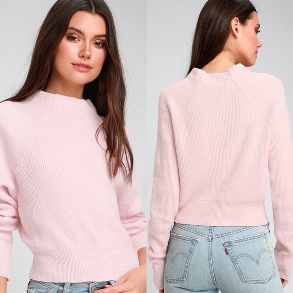 Free People Sweaters - Free People Too Good Knit Pullover Pink Sweater XS